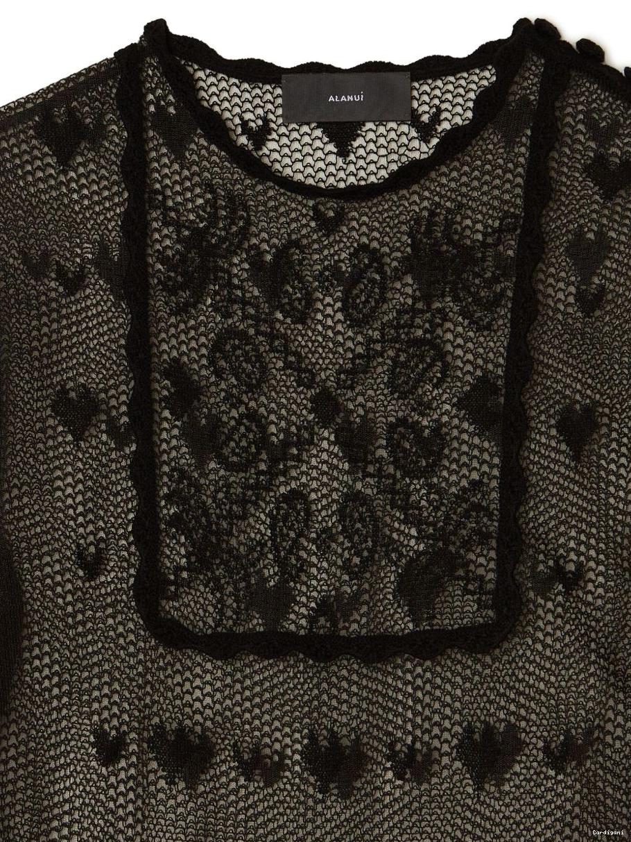 Affordable Alanui Women embroidered dress sheer 0720